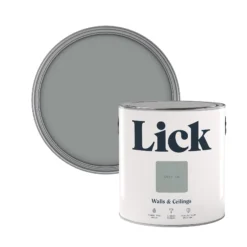 Lick Grey 09 Matt Emulsion Paint, 2.5L