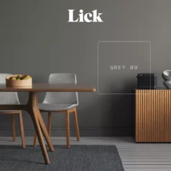 Lick Grey 09 Matt Emulsion Paint, 2.5L 13 Lick Grey 09 Matt Emulsion Paint, 2.5L -Paint Decoration lick grey 09 matt emulsion paint 2 5l5060756115576 07i bq