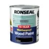 Ronseal 10 Year Weatherproof Wood Paint Black Satin Exterior Wood Paint, 750ml Tin -Paint Decoration ronseal 10 year weatherproof wood paint black satin exterior wood paint 750ml tin5010214887866 08c bq