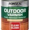 Ronseal Clear Gloss Wood Varnish, 0.25L 2 Ronseal Clear Gloss Wood Varnish, 0.25L -Paint Decoration ronseal clear gloss wood varnish 0 25l5010214809134 08c bq