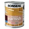 Ronseal Diamond Hard Deep Mahogany Satin Wood Varnish, 0.25L -Paint Decoration ronseal diamond hard deep mahogany satin wood varnish 0 25l5010214868285 08c bq