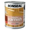 Ronseal Diamond Hard Medium Oak Gloss Wood Varnish, 0.75L
