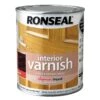 Ronseal Diamond Hard Walnut Gloss Wood Varnish, 0.75L 1 Ronseal Diamond Hard Walnut Gloss Wood Varnish, 0.75L -Paint Decoration ronseal diamond hard walnut gloss wood varnish 0 75l5010214868537 08c bq