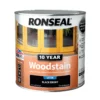 Ronseal Ebony Satin Wood Stain, 2.5L -Paint Decoration ronseal ebony satin wood stain 2 5l5010214886951 02c BQ