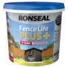 Ronseal Fence Life Plus Charcoal Grey Matt Fence & Shed Treatment, 5L 1 Ronseal Fence Life Plus Charcoal Grey Matt Fence & Shed Treatment, 5L -Paint Decoration ronseal fence life plus charcoal grey matt fence shed treatment 5l5010214883943 08c bq