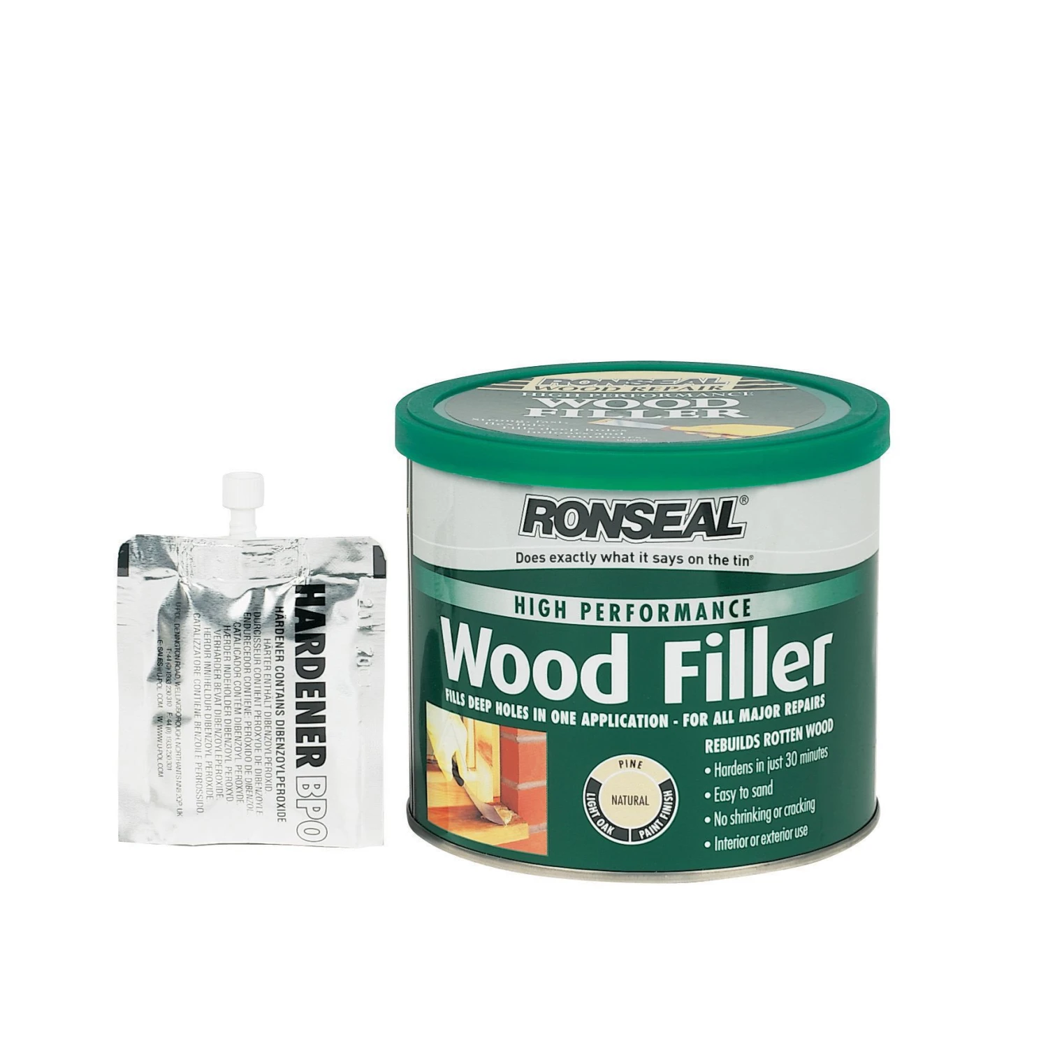 Ronseal High Performance Natural Ready Mixed Wood Filler 550g 3 Ronseal High Performance Natural Ready Mixed Wood Filler 550g
