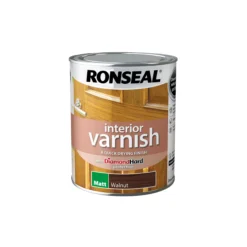 Ronseal Interior Walnut Matt Varnish, 750ml 6 Ronseal Interior Walnut Matt Varnish, 750ml -Paint Decoration ronseal interior walnut matt varnish 750ml5010214894260 08c bq