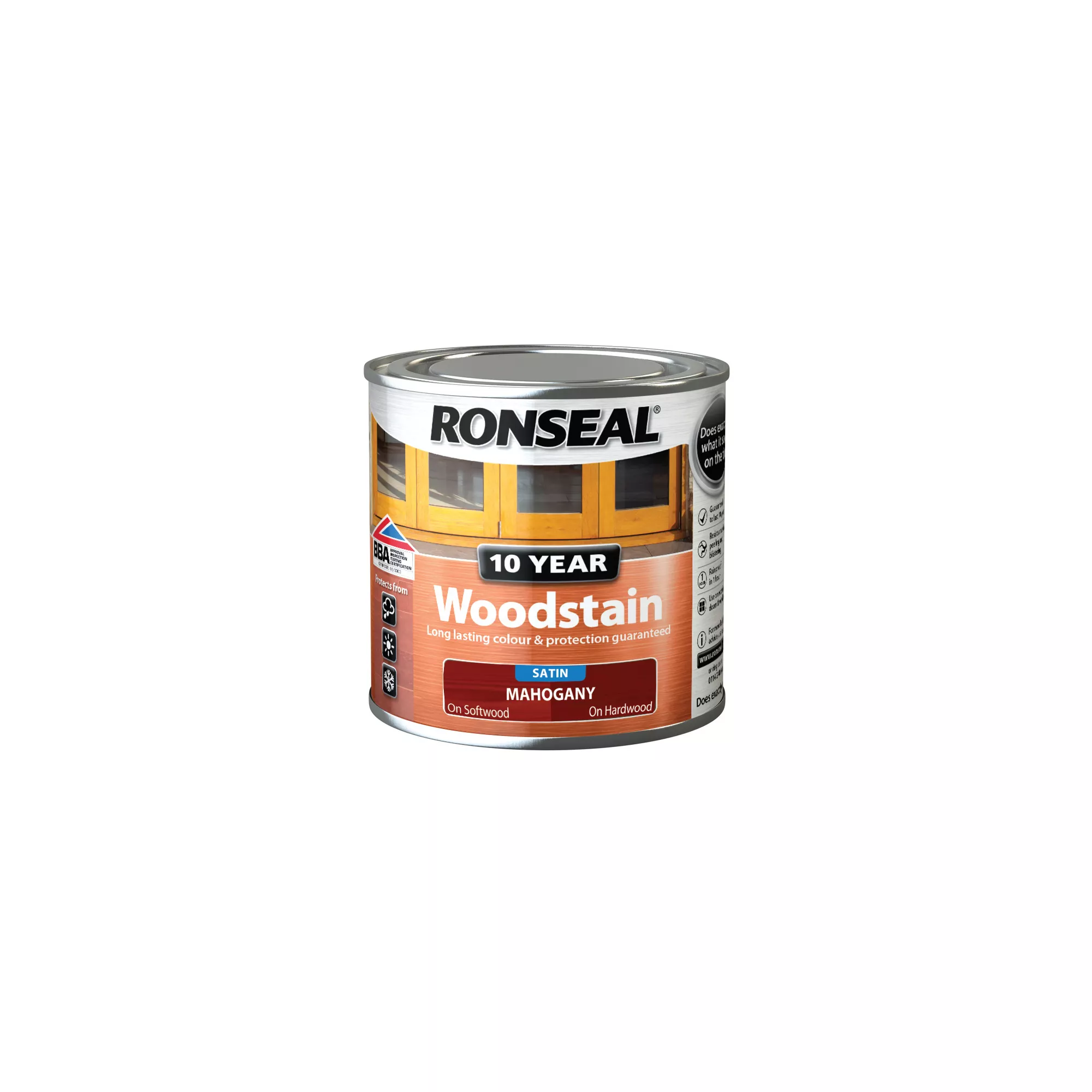 Ronseal Mahogany Satin Wood Stain, 250ml 3 Ronseal Mahogany Satin Wood Stain, 250ml