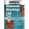 Ronseal Natural Matt Anti-bacterial Worktop Oil, 1L