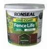 Ronseal One Coat Fence Life Forest Green Matt Fence & Shed Treatment, 5L -Paint Decoration ronseal one coat fence life forest green matt fence shed treatment 5l5010214882915 08c bq