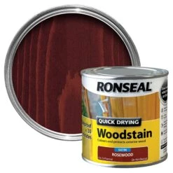 New Release 7 Ronseal Rosewood Satin Wood Stain, 2.5L