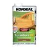 Ronseal Ultimate Natural Furniture Wood Oil, 1L -Paint Decoration ronseal ultimate natural furniture wood oil 1l5010214873562 08c bq