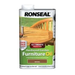 Ronseal Ultimate Natural Furniture Wood Oil, 1L