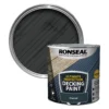 Ronseal Ultimate Protection Matt Charcoal Decking Paint, 2.5L -Paint Decoration ronseal ultimate protection matt charcoal decking paint 2 5l5010214891436 01c bq