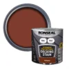 Ronseal Ultimate Protection Rich Mahogany Matt Decking Wood Stain, 2.5L -Paint Decoration ronseal ultimate protection rich mahogany matt decking wood stain 2 5l5010214891177 01c bq