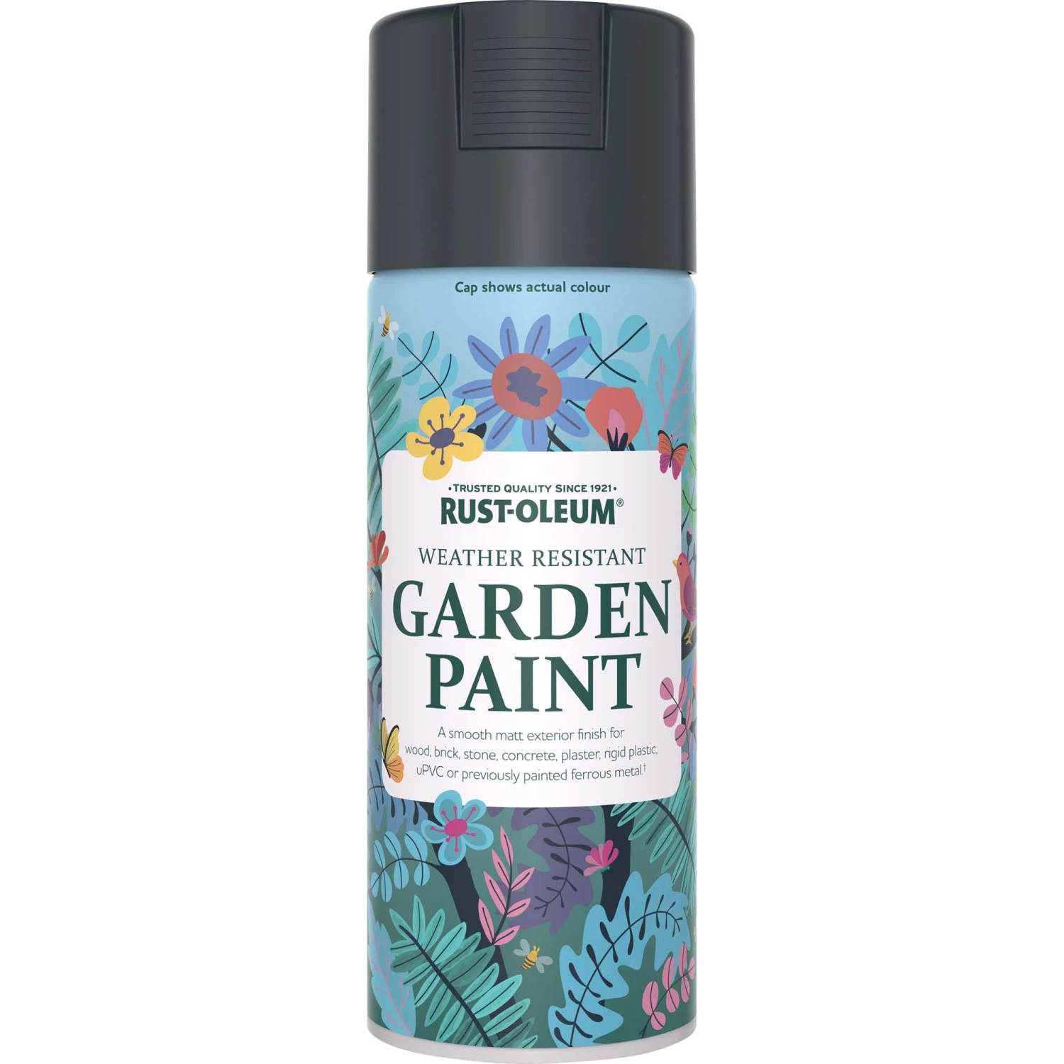 Rust-Oleum Garden Paint Evening Blue Matt Multi-surface Garden Paint, 400ml Spray Can 4 Rust-Oleum Garden Paint Evening Blue Matt Multi-surface Garden Paint, 400ml Spray Can - Image 2