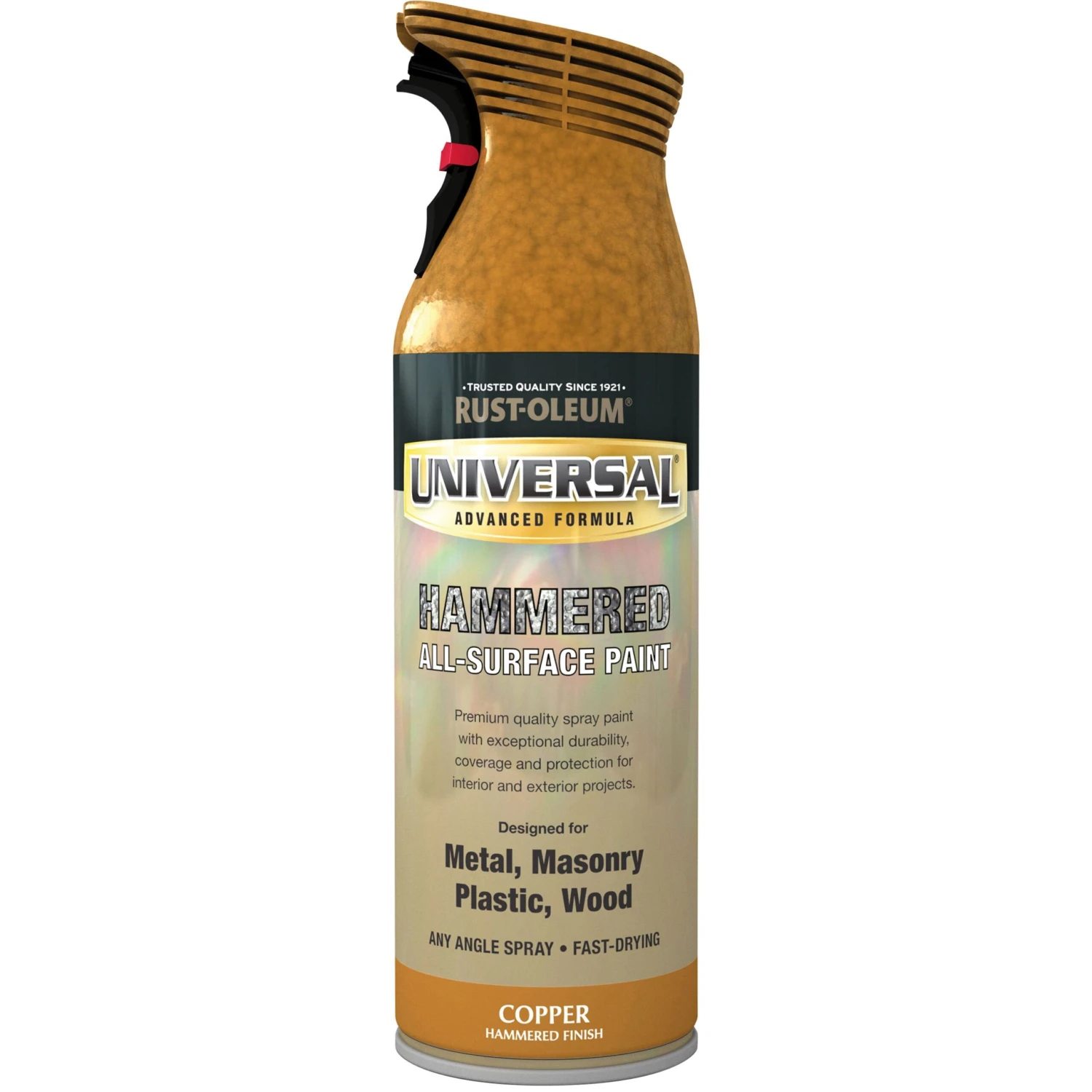 Rust-Oleum Universal Copper Hammered Effect Multi-surface Spray Paint, 400ml 4 Rust-Oleum Universal Copper Hammered Effect Multi-surface Spray Paint, 400ml - Image 2