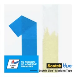 ScotchBlue Blue Masking Tape (L)41m (W)24mm, Pack Of 3 -Paint Decoration scotchblue blue masking tape l 41m w 24mm pack of 34054596722002 02t