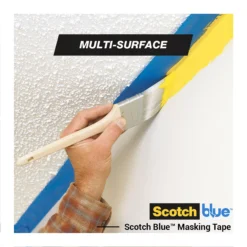 ScotchBlue Blue Masking Tape (L)41m (W)48mm, Pack Of 3 -Paint Decoration scotchblue blue masking tape l 41m w 48mm pack of 34054596721999 01i