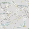 Superfresco Japan Blue Floral Metallic Effect Smooth Wallpaper