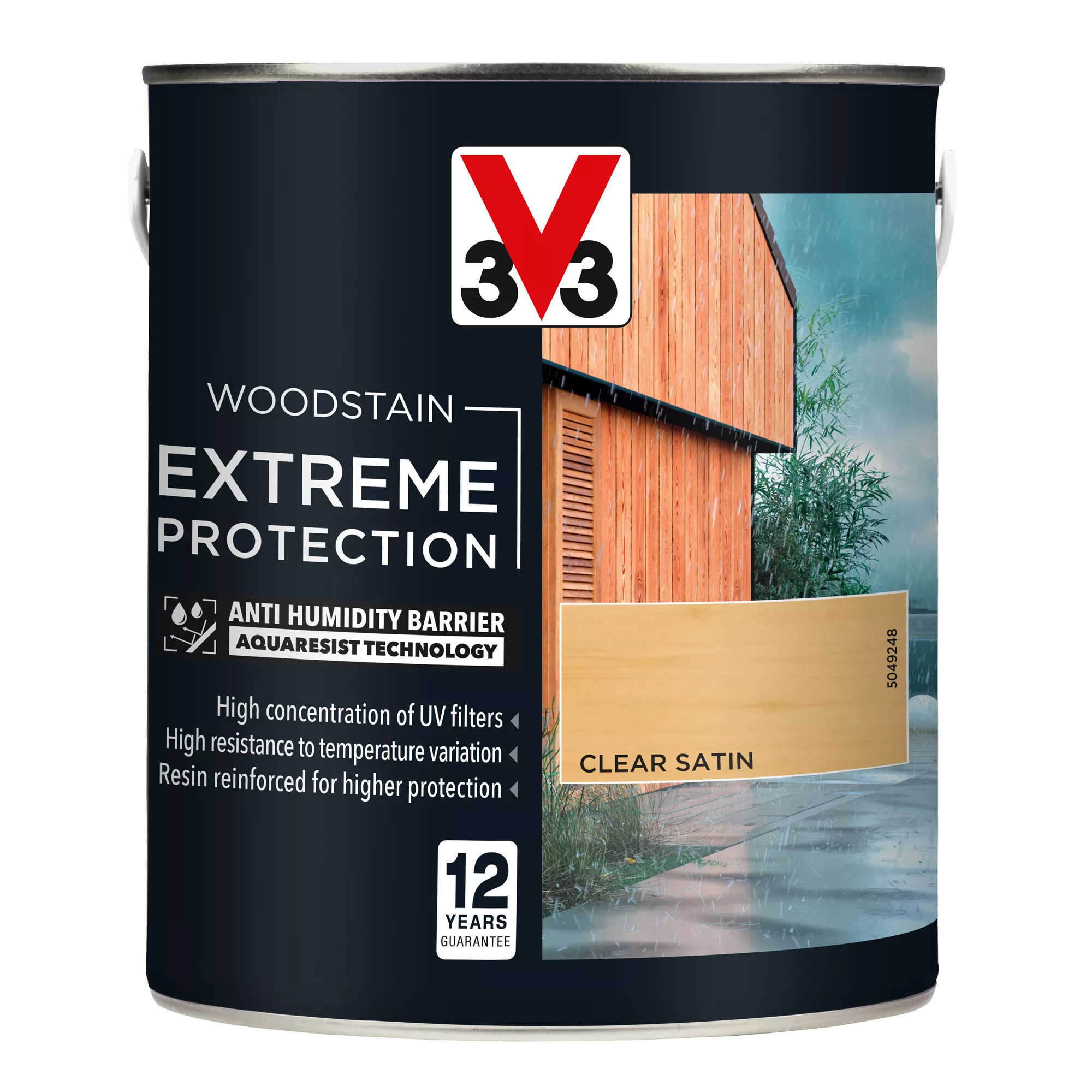V33 Extreme Protection Clear Satin Wood Stain, 2.5L 4 V33 Extreme Protection Clear Satin Wood Stain, 2.5L - Image 2