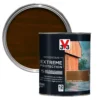 V33 Extreme Protection Dark Oak Satin Wood Stain, 750ml -Paint Decoration v33 extreme protection dark oak satin wood stain 750ml3153895180634 02c bq