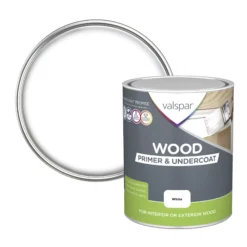 Valspar Wood White Wood Primer & Undercoat, 750ml